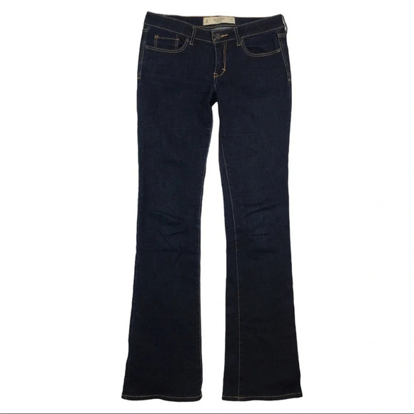 WJ421 Abercrombie The A&F Boot Cut Jeans 26x33 - Picture 1 of 6